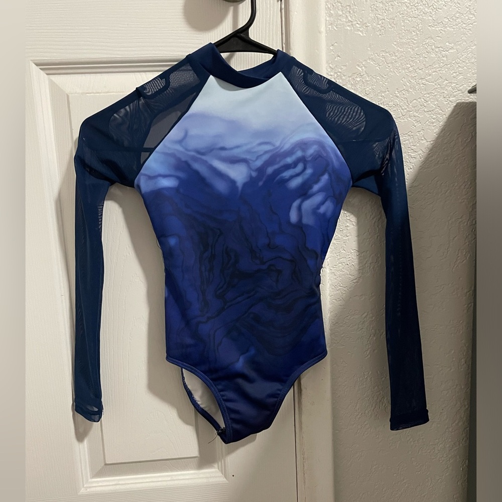 Weissman Ombré Blue Leotard